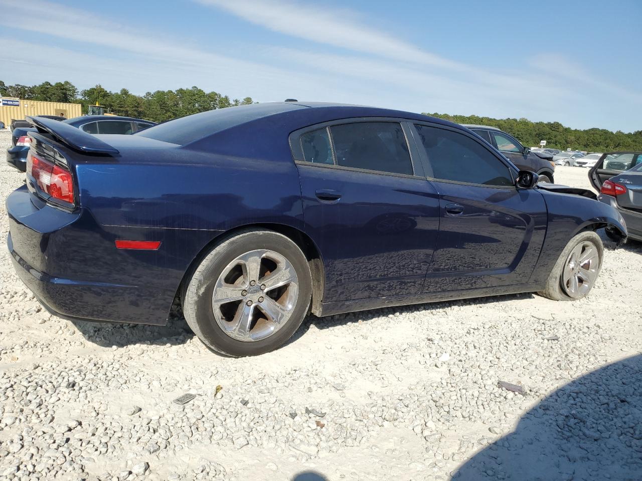 2013 Dodge Charger VIN 2C3CDXHG2DH570745 Copart auction photo, front end / minor dent/scratches damage thumbnail 3