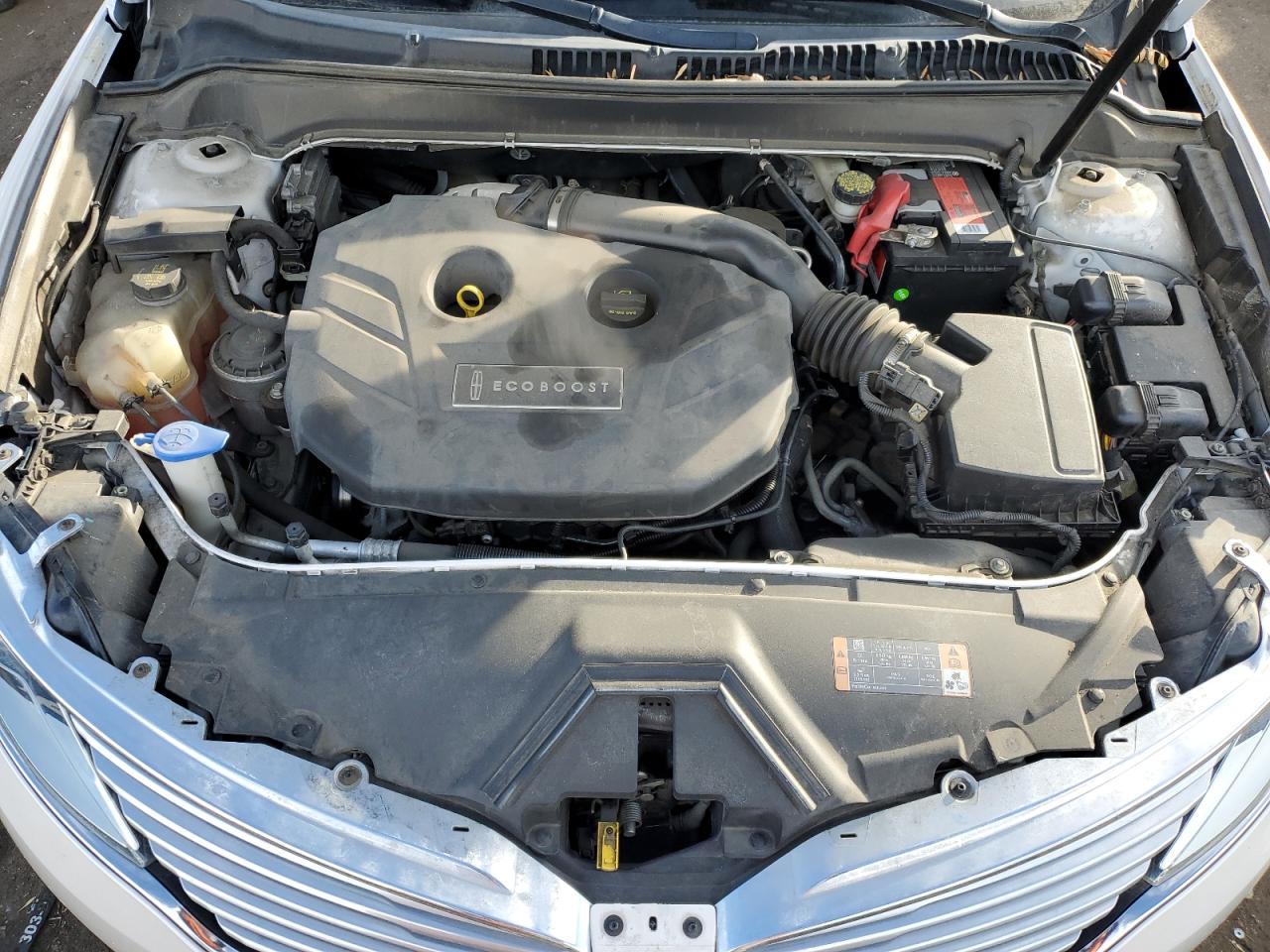 2013 Lincoln MKZ VIN 3LN6L2G99DR814604 Copart auction photo, all over damage thumbnail 11