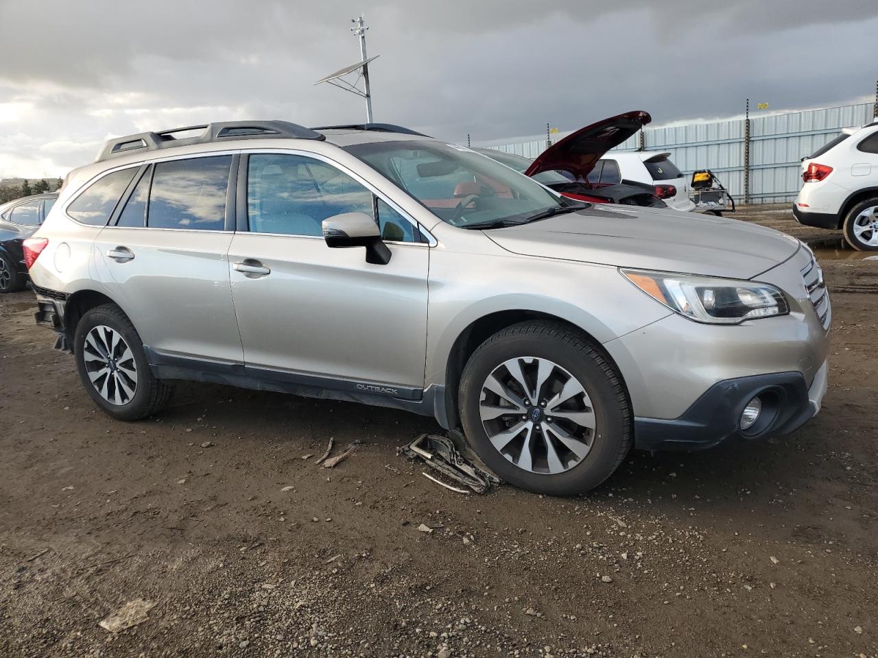 2017 Subaru Outback VIN 4S4BSANC2H3414236 Copart auction photo, rear end damage thumbnail 4
