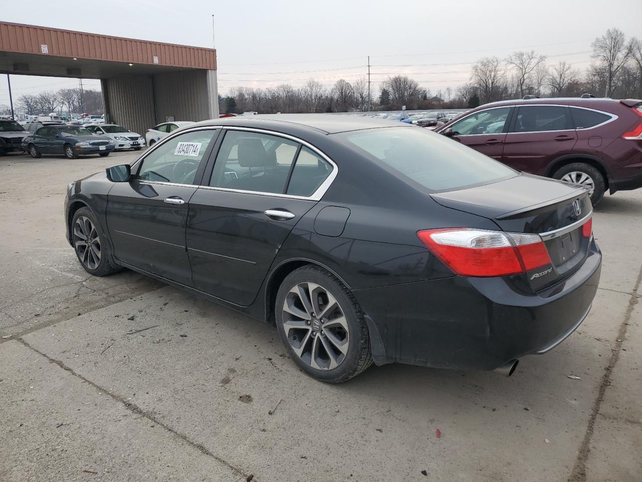 2015 Honda Accord VIN 1HGCR2F54FA007734 Copart auction photo, side / front end damage thumbnail 2