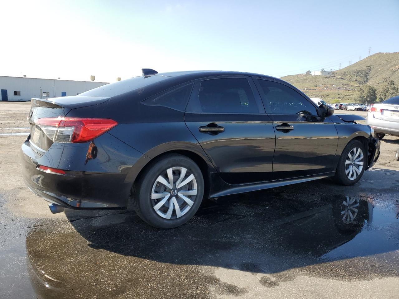 2022 Honda Civic VIN 2HGFE2F23NH584625 Copart auction photo, front end / side damage thumbnail 3