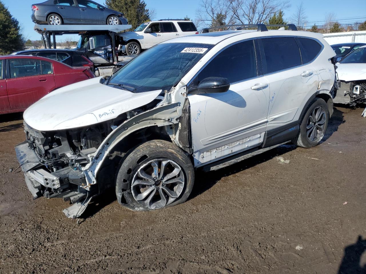 2021 Honda CR-V VIN 5J6RW2H80MA001140
