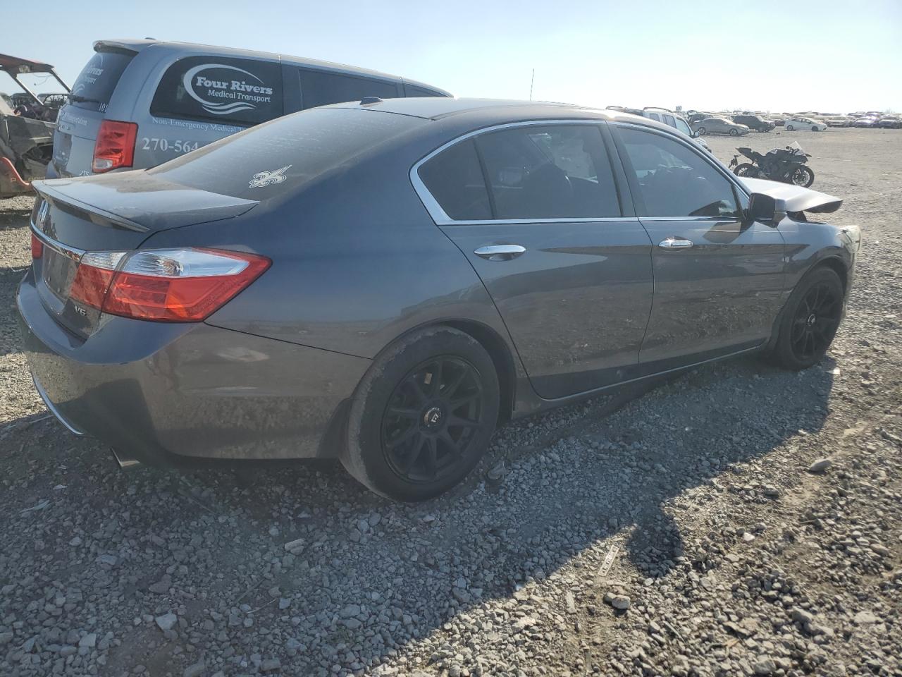 2013 Honda Accord VIN 1HGCR3F82DA015408 Copart auction photo, front end / mechanical damage thumbnail 3