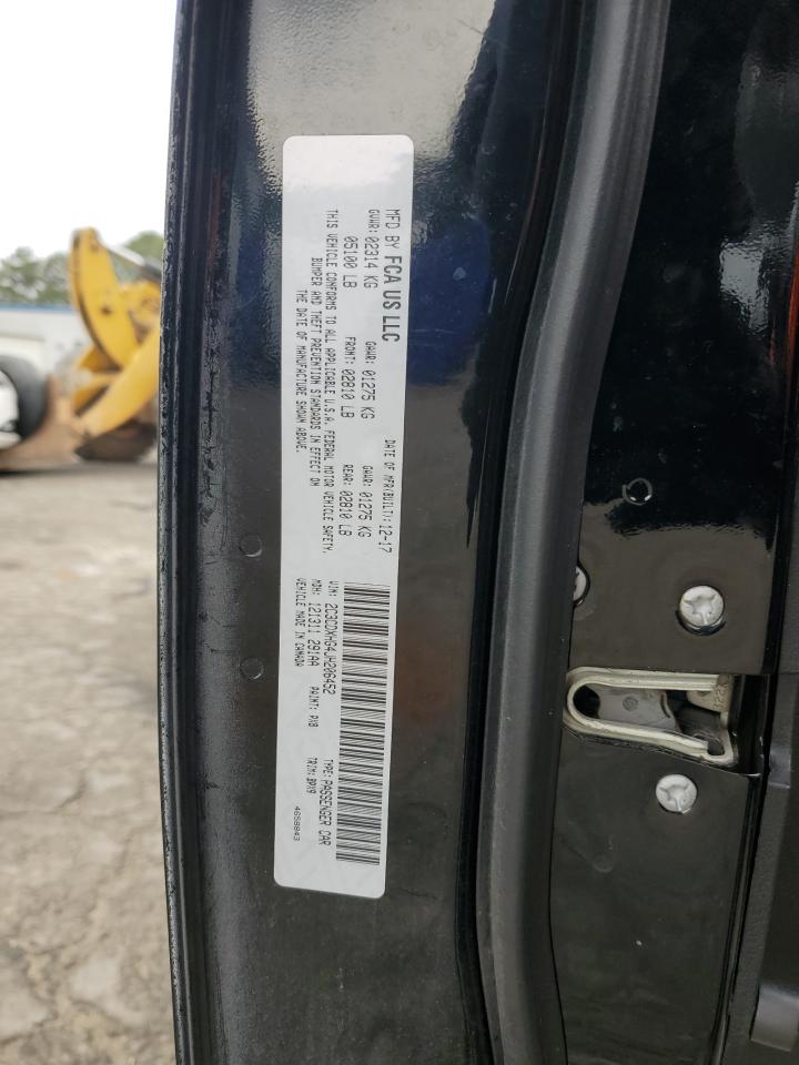 2018 Dodge Charger VIN 2C3CDXHG4JH206452 Copart auction photo, front end / undercarriage damage thumbnail 13