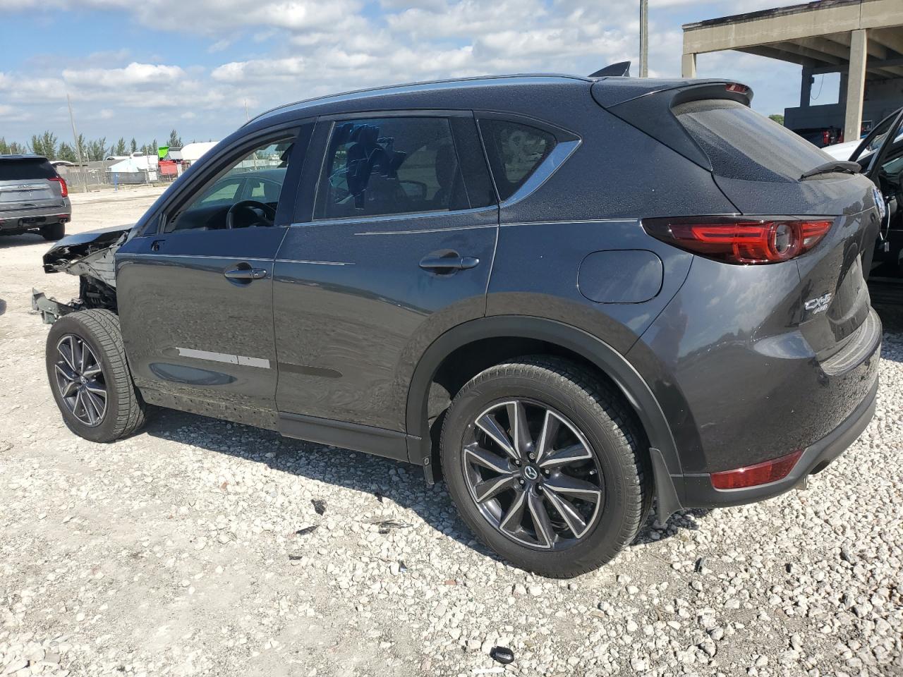 2017 Mazda CX-5 VIN JM3KFBDL3H0221022 Copart auction photo, front end / mechanical damage thumbnail 2