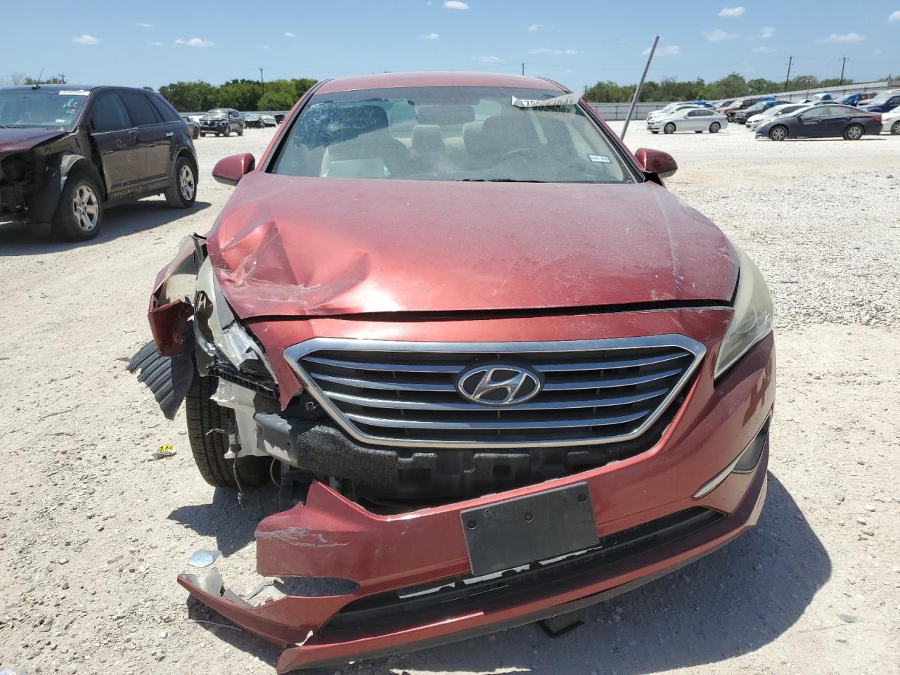 2016 Hyundai Sonata VIN 5NPE24AF6GH336100 Copart auction photo, all over damage thumbnail 5