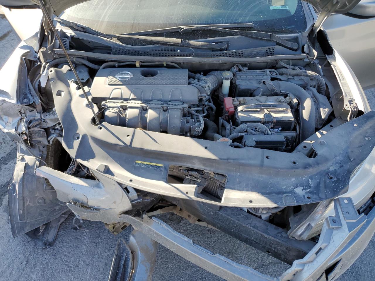 2014 Nissan Sentra VIN 3N1AB7AP8EY332447 Copart auction photo, front end damage thumbnail 12