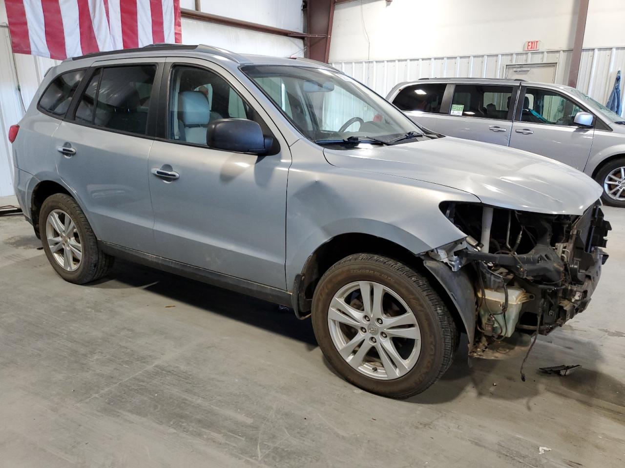 2010 Hyundai Santa Fe VIN 5NMSK4AG7AH367680 Copart auction photo, front end damage thumbnail 4