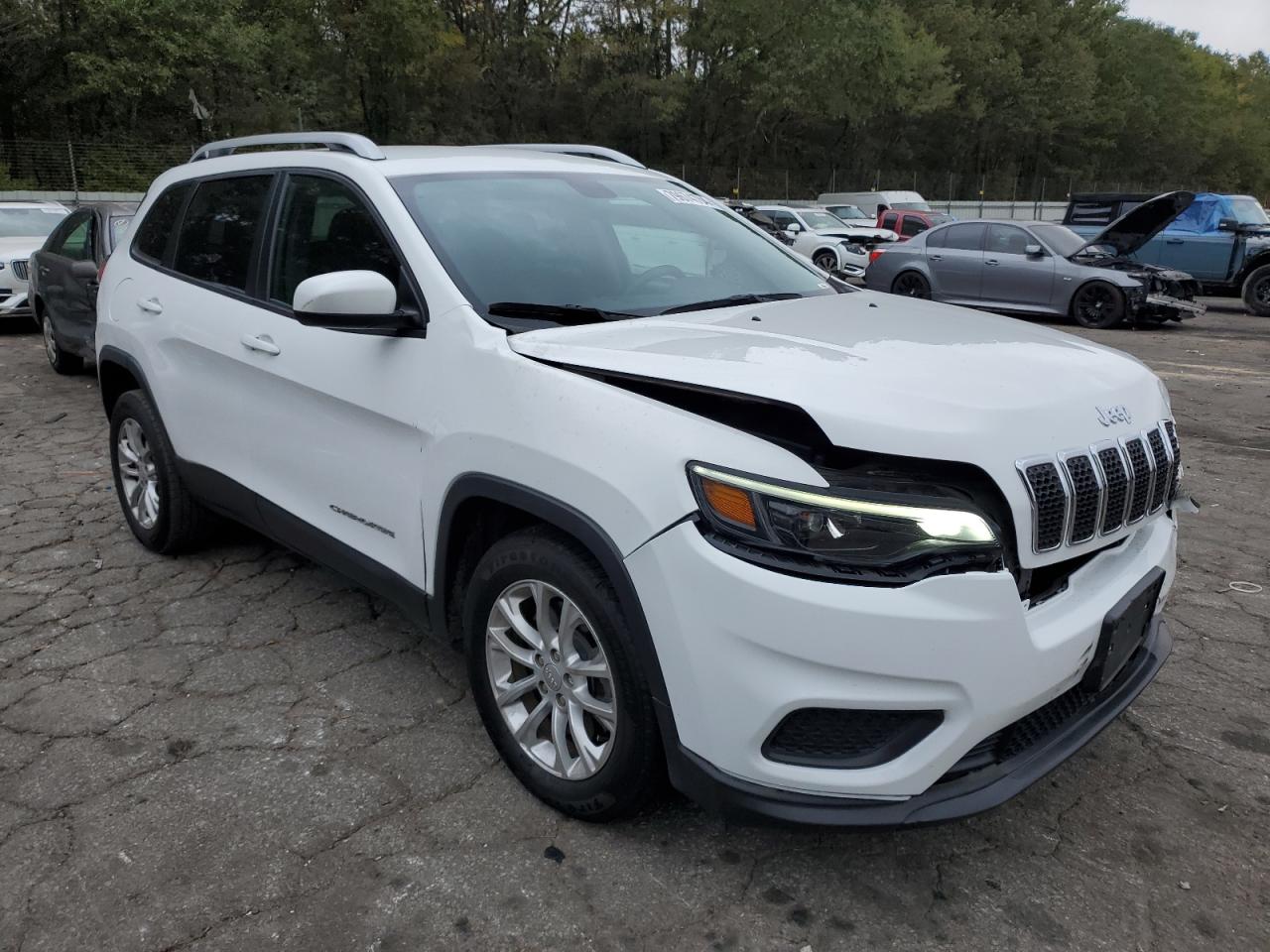 2020 Jeep Grand Cherokee VIN 1C4PJLCB3LD565348 Copart auction photo, front end damage thumbnail 4