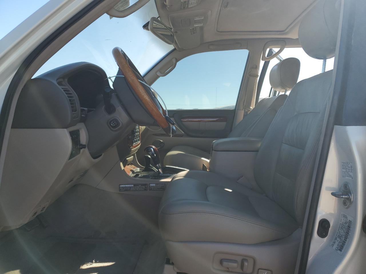 2001 Lexus LX VIN JTJHT00W513504314 Copart auction photo, front end damage thumbnail 7
