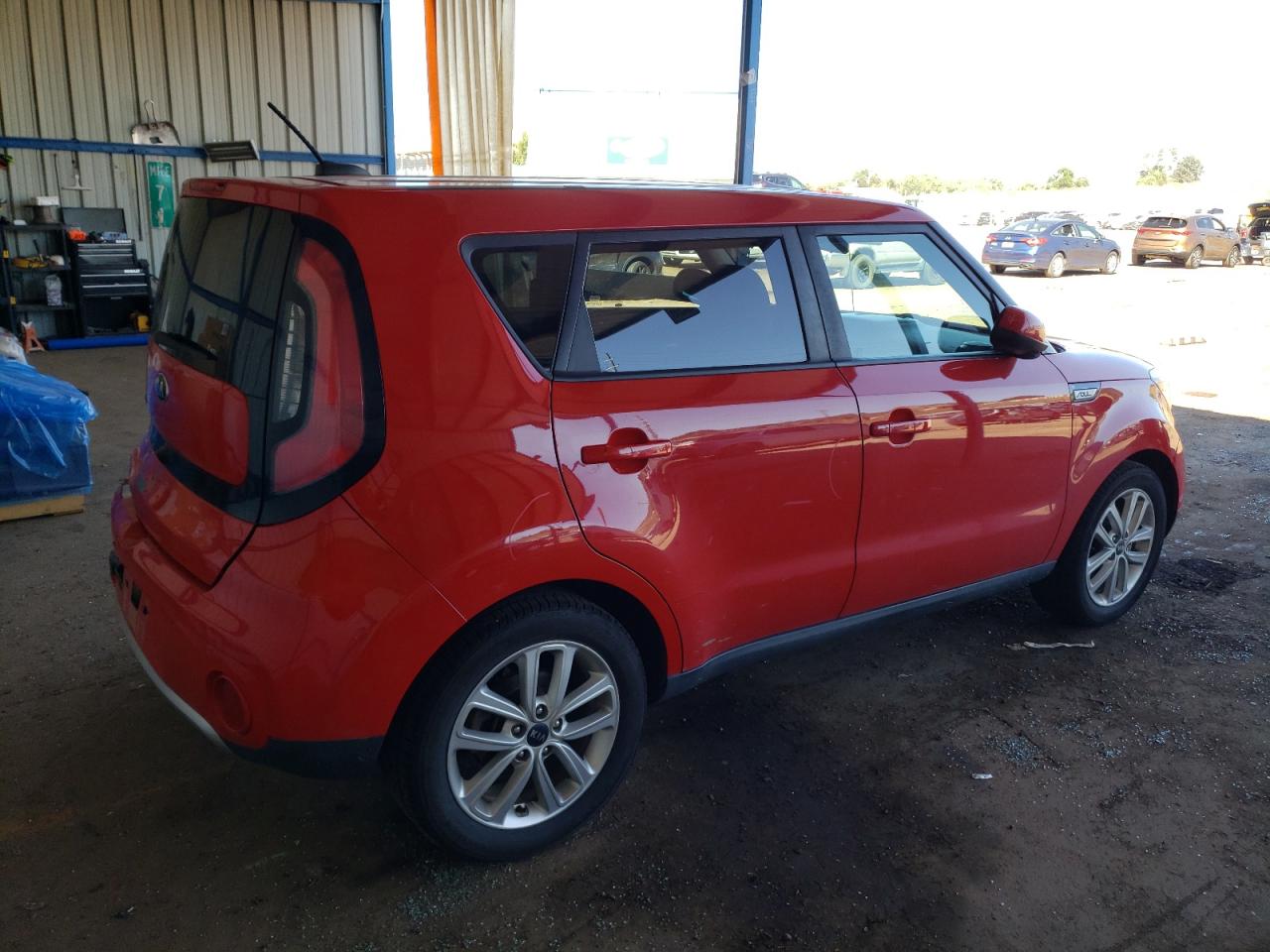 2018 KIA Soul VIN KNDJP3A5XJ7596545 Copart auction photo, rear end damage thumbnail 3