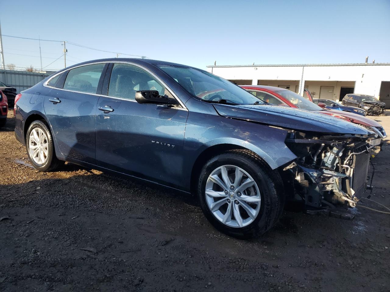 2021 Chevrolet Malibu VIN 1G1ZD5ST8MF026678 Copart auction photo, front end damage thumbnail 4
