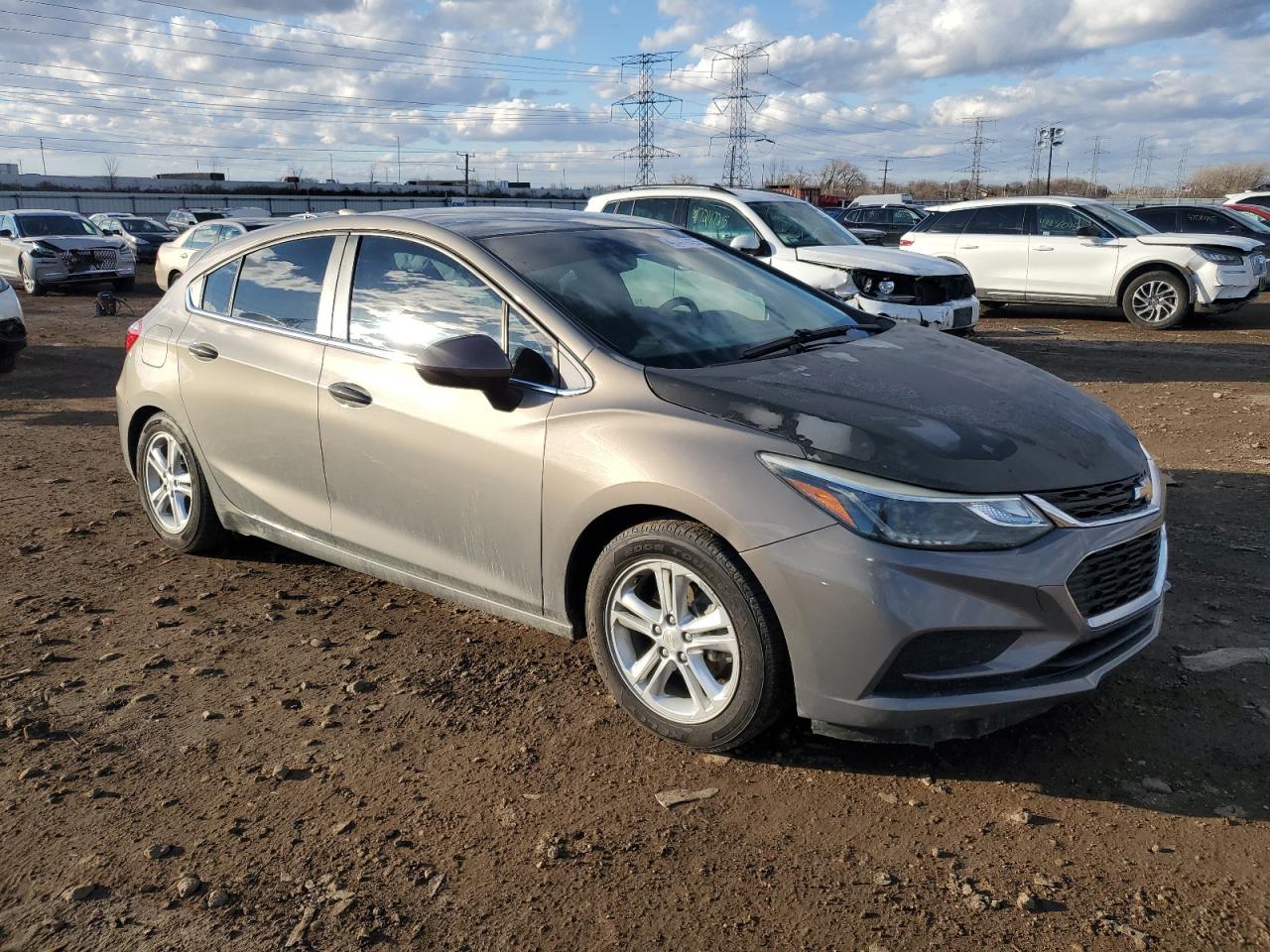 2017 Chevrolet Cruze VIN 3G1BE6SM5HS598922 Copart auction photo, rear end / side damage thumbnail 4