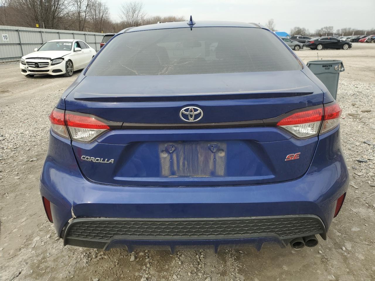 2020 Toyota Corolla VIN JTDS4RCE9LJ037149 Copart auction photo, hail / all over damage thumbnail 6