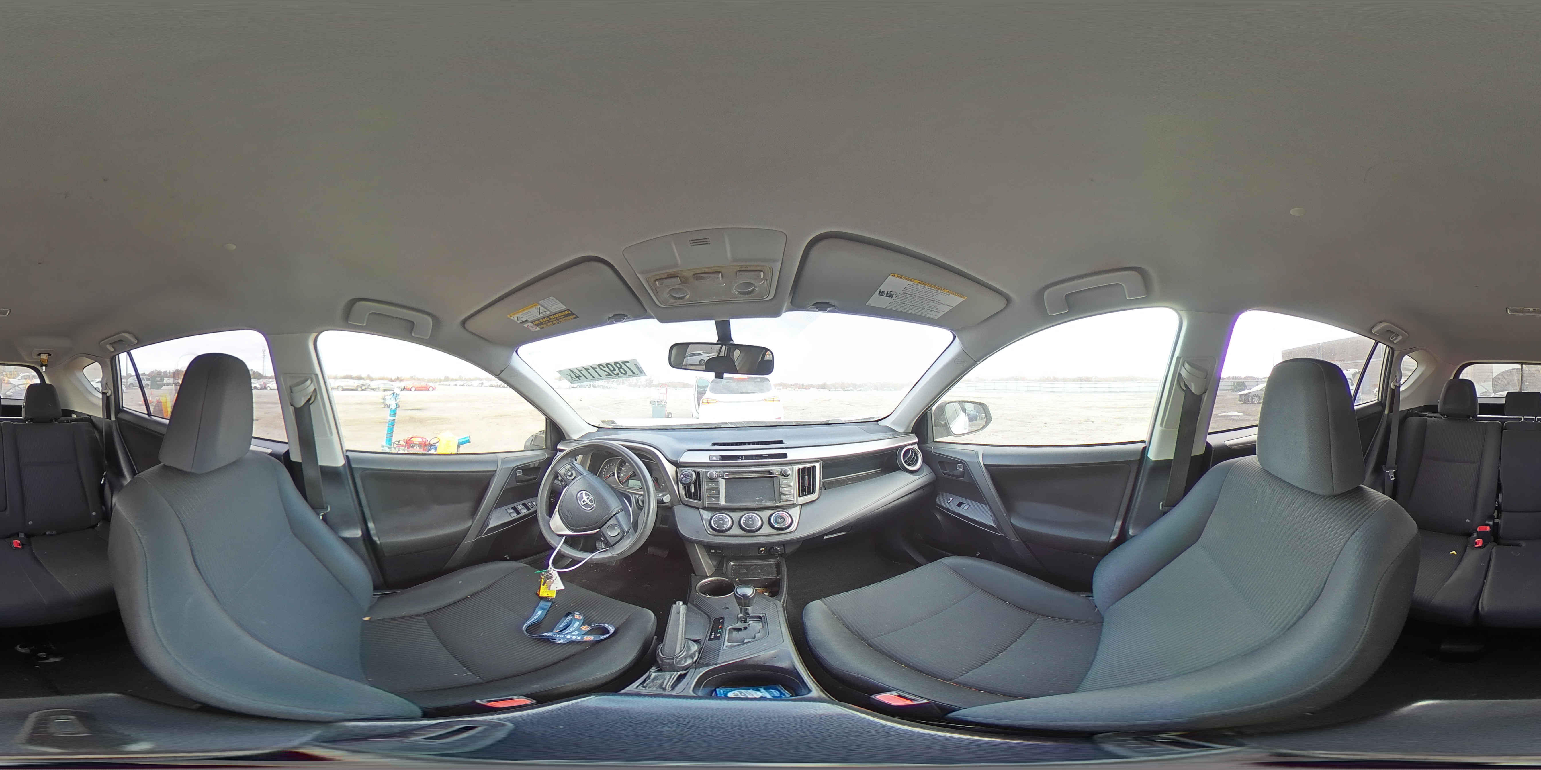 2014 Toyota RAV 4 VIN JTMBFREVXED060349 Copart auction photo, front end / minor dent/scratches damage thumbnail 14