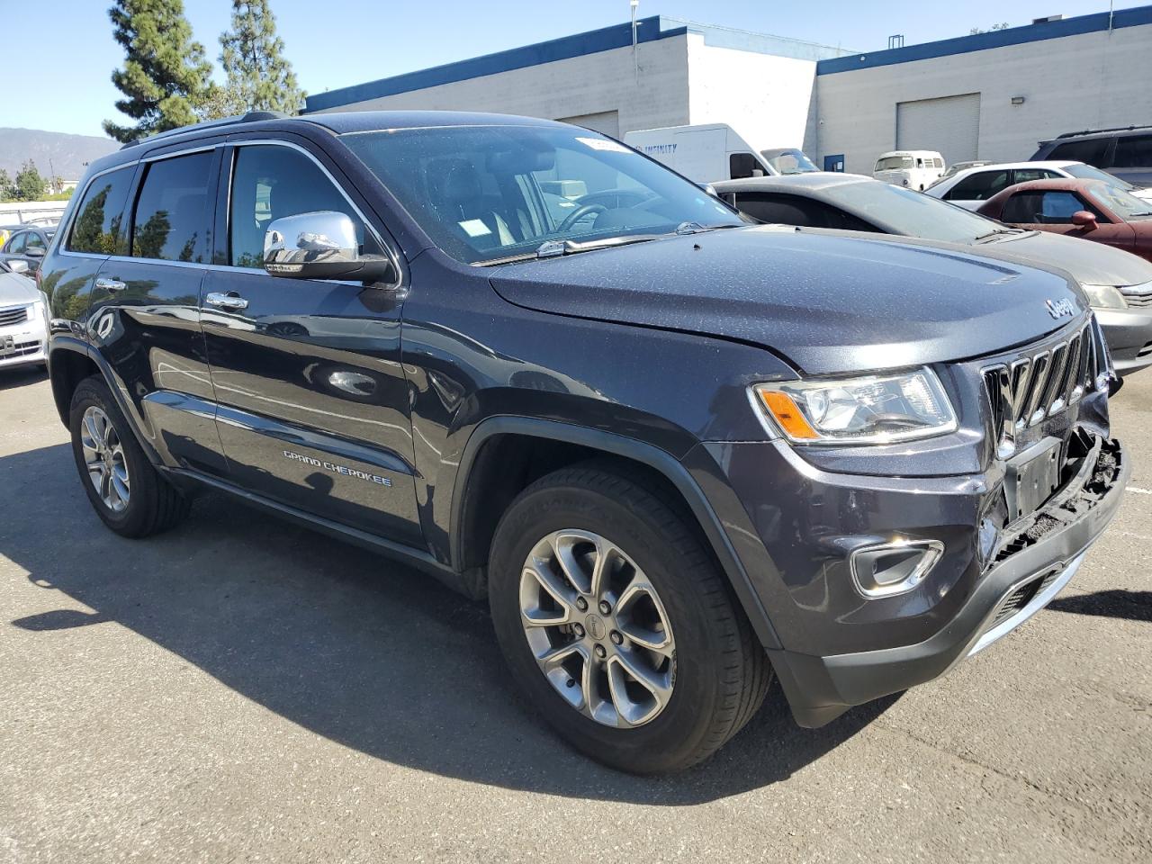 2015 Jeep Grand Cherokee VIN 1C4RJEBGXFC904103 Copart auction photo, front end damage thumbnail 4