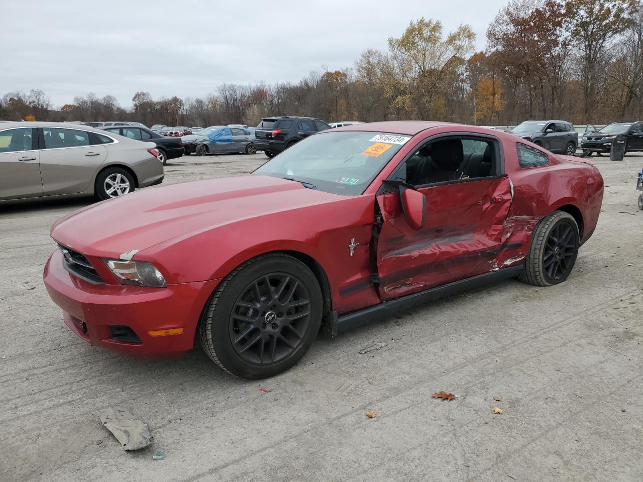 2012 Ford Mustang VIN 1ZVBP8AM4C5255937