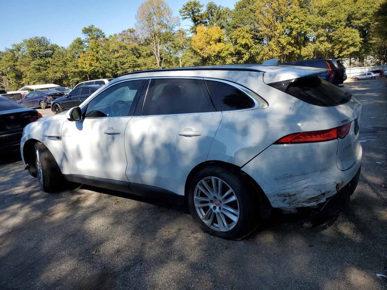 2018 Jaguar F-Pace VIN SADCK2EV7JA261102 Copart auction photo, rear end / undercarriage damage thumbnail 2