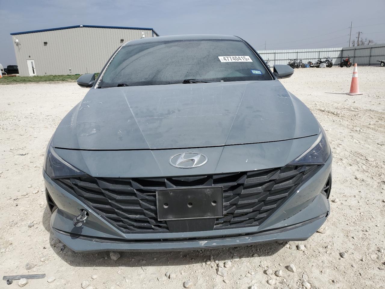 2022 Hyundai Elantra VIN KMHLS4AG4NU323196 Copart auction photo, undercarriage damage thumbnail 5