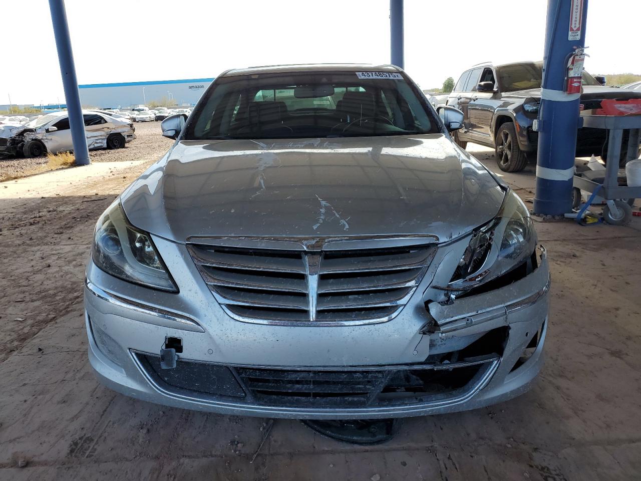 2012 Hyundai Genesis VIN KMHGC4DH2CU192978 Copart auction photo, front end damage thumbnail 5