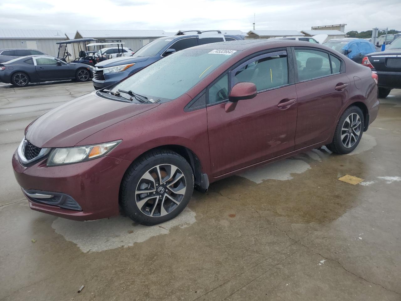 2013 Honda Civic VIN 19XFB2F86DE277021