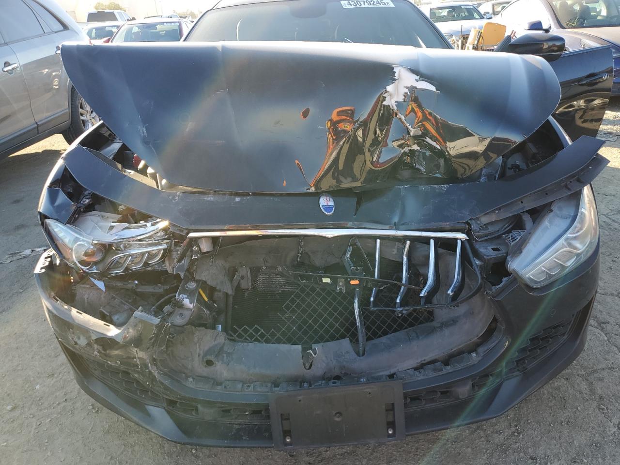 2020 Maserati Ghibli VIN ZAM57XSA7L1345049 Copart auction photo, front end damage thumbnail 11