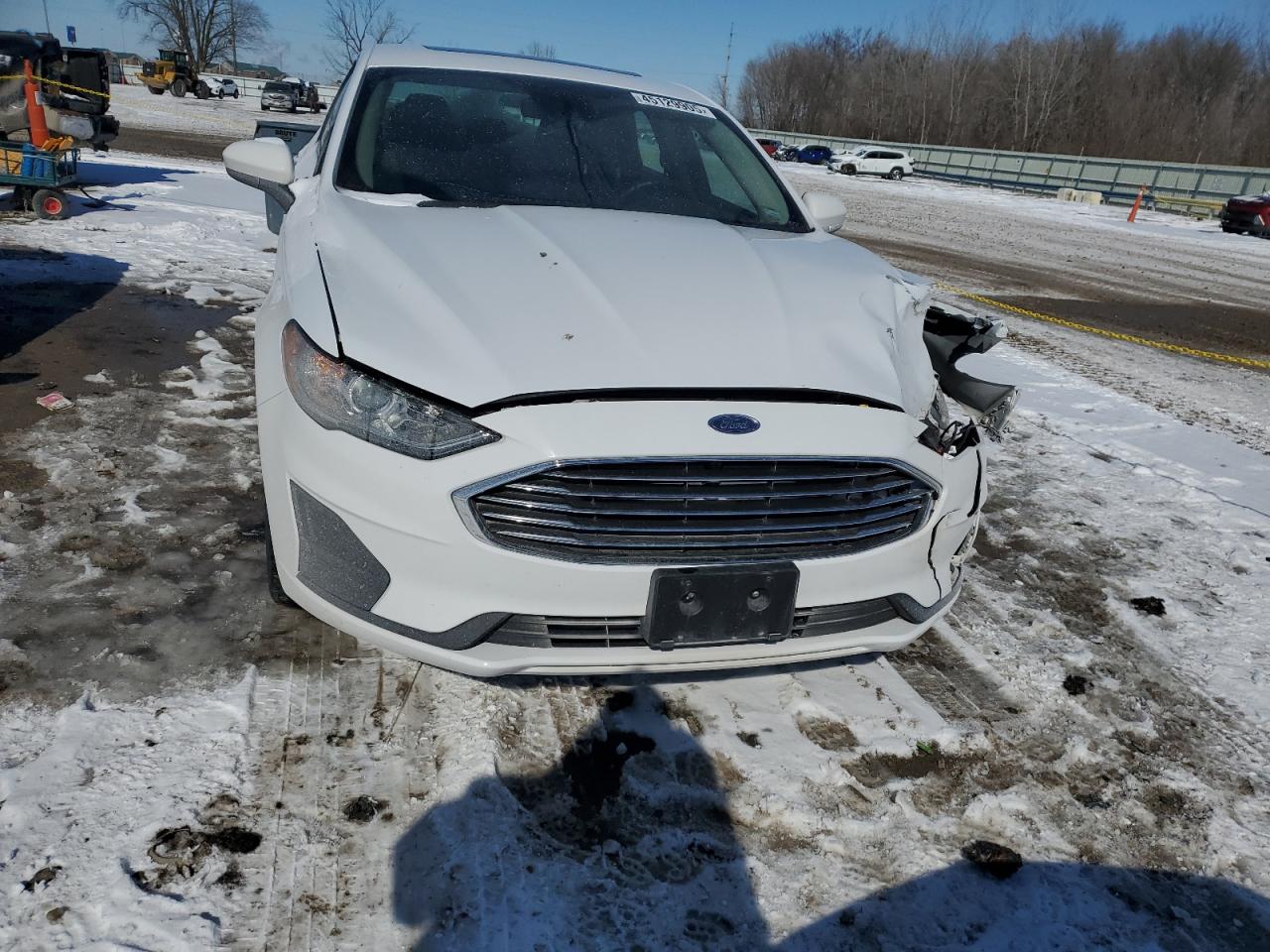 2019 Ford Fusion VIN 3FA6P0T93KR237381 Copart auction photo, all over damage thumbnail 5