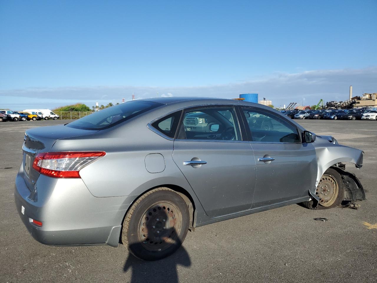 2014 Nissan Sentra VIN 3N1AB7APXEY316346 Copart auction photo, front end damage thumbnail 3