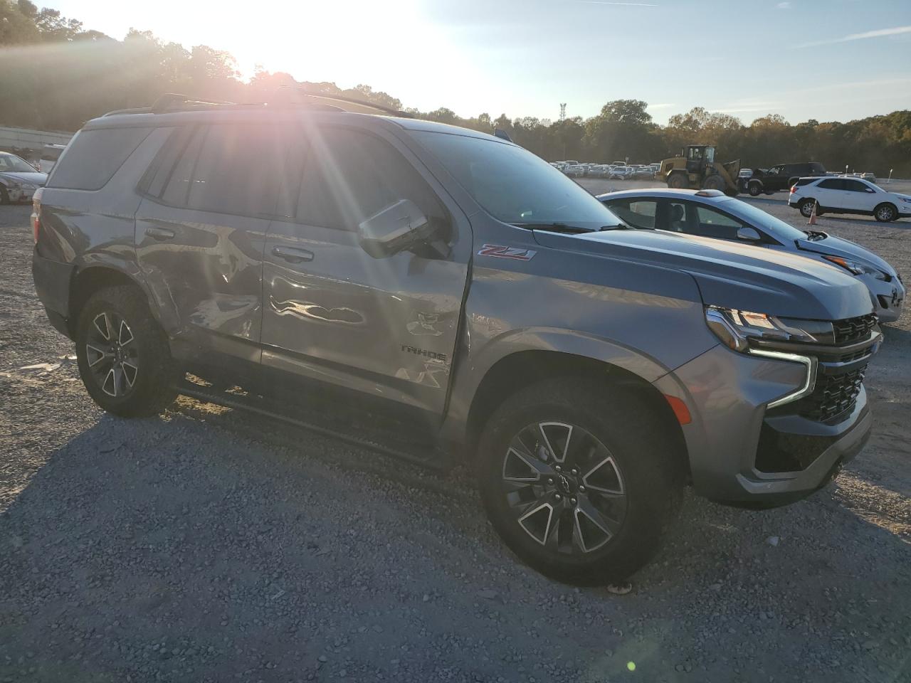 2021 Chevrolet Tahoe VIN 1GNSKPKD8MR379060 Copart auction photo, rear end / all over damage thumbnail 4