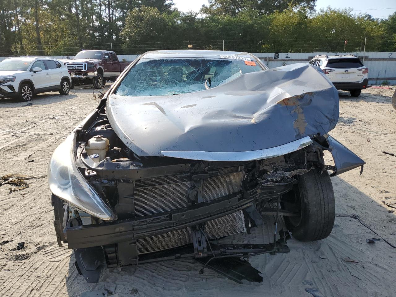 2014 Hyundai Sonata VIN 5NPEB4AC2EH912686 Copart auction photo, all over damage thumbnail 5