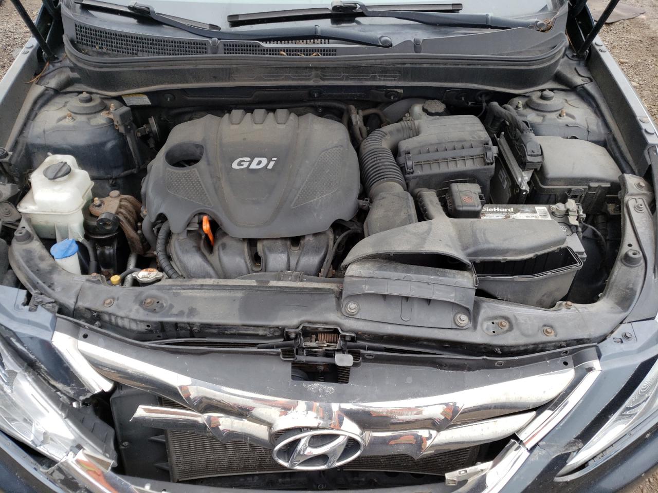 2013 Hyundai Sonata VIN 5NPEC4AC2DH673054 Copart auction photo, front end / minor dent/scratches damage thumbnail 12
