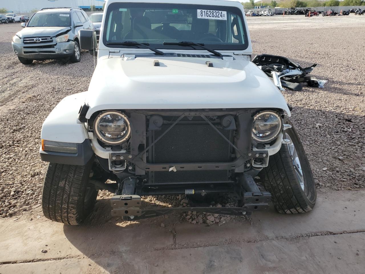 2018 Jeep Wrangler VIN 1C4HJXEG9JW243366 Copart auction photo, front end damage thumbnail 5