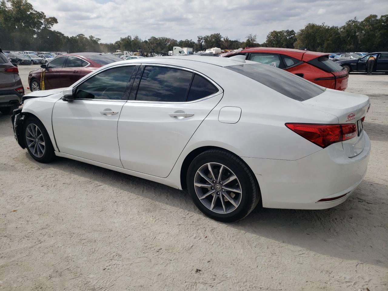 2019 Acura TLX VIN 19UUB1F56KA000104 Copart auction photo, front end / minor dent/scratches damage thumbnail 2