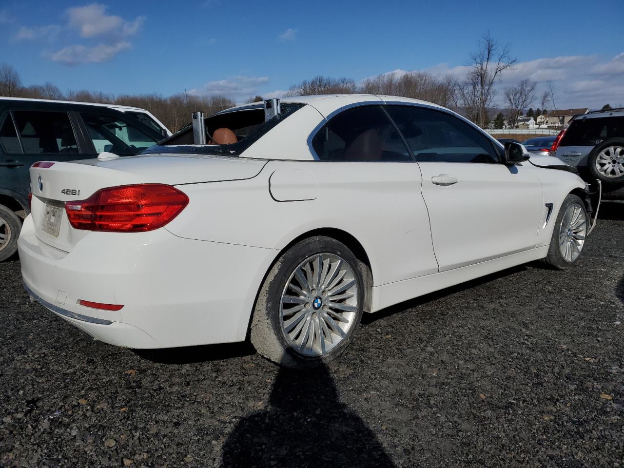 2014 BMW 4er VIN WBA3T1C54EPS98016 Copart auction photo, front end / rear end damage thumbnail 3
