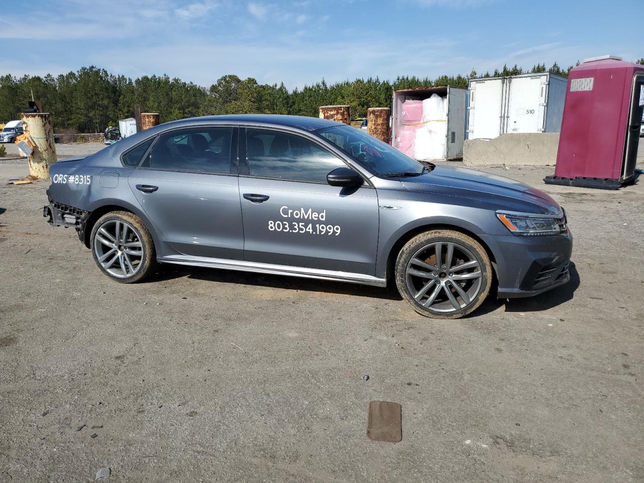2018 Volkswagen Passat VIN 1VWAA7A34JC011440 Copart auction photo, rear end damage thumbnail 4