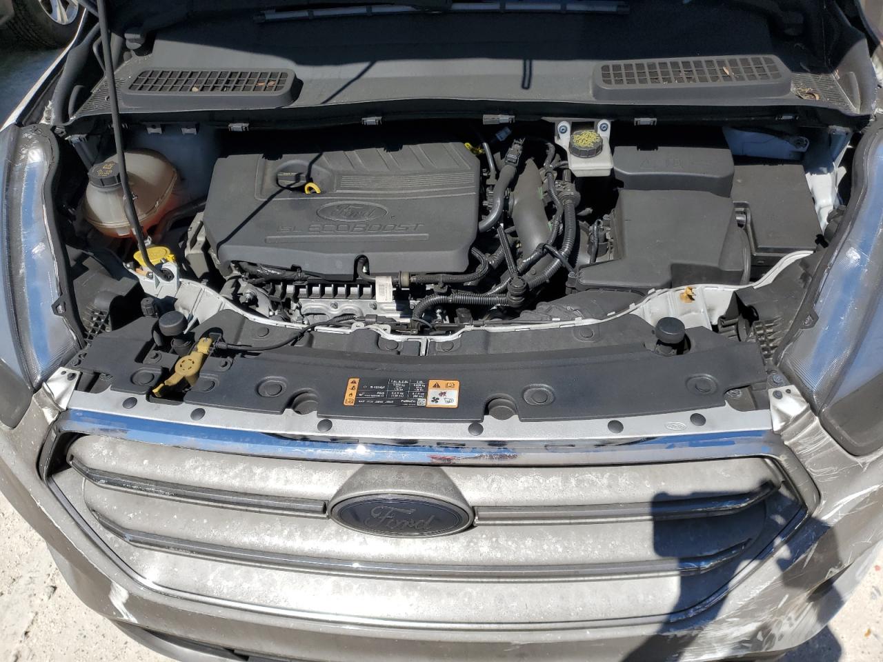 2018 Ford Escape VIN 1FMCU0GD8JUD14768 Copart auction photo, burn damage thumbnail 12