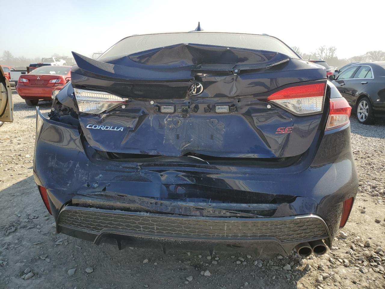 2020 Toyota Corolla VIN JTDS4RCE4LJ005242 Copart auction photo, rear end damage thumbnail 6