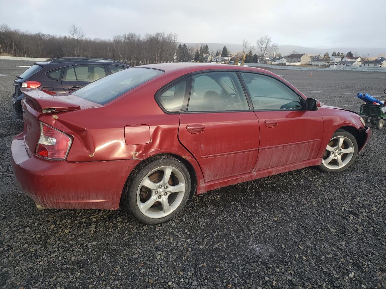 2005 Subaru Legacy VIN 4S3BL676854204168 Copart auction photo, front end / rear end damage thumbnail 3