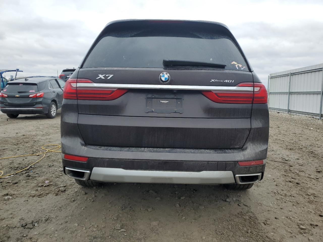 2022 BMW X7 VIN 5UXCW2C04N9M75073 Copart auction photo, front end damage thumbnail 6