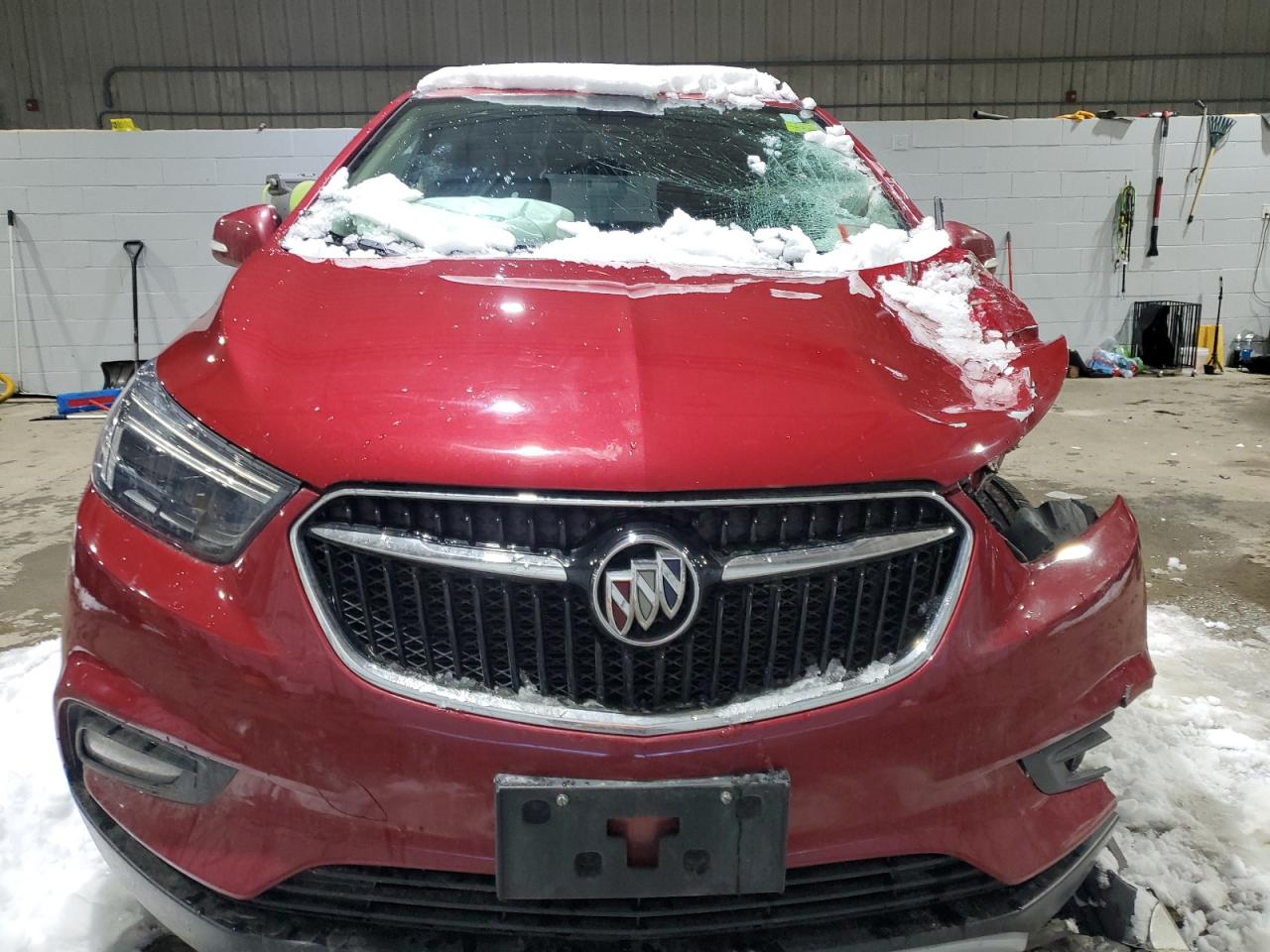 2019 Buick Encore VIN KL4CJGSM0KB755346 Copart auction photo, front end / minor dent/scratches damage thumbnail 5