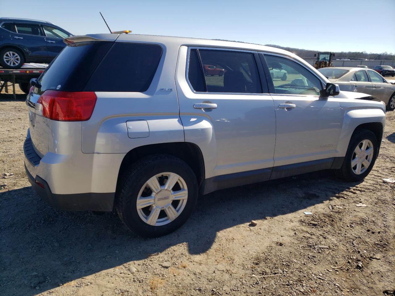 2015 GMC Terrain VIN 2GKALMEK2F6324066 Copart auction photo, front end / side damage thumbnail 3