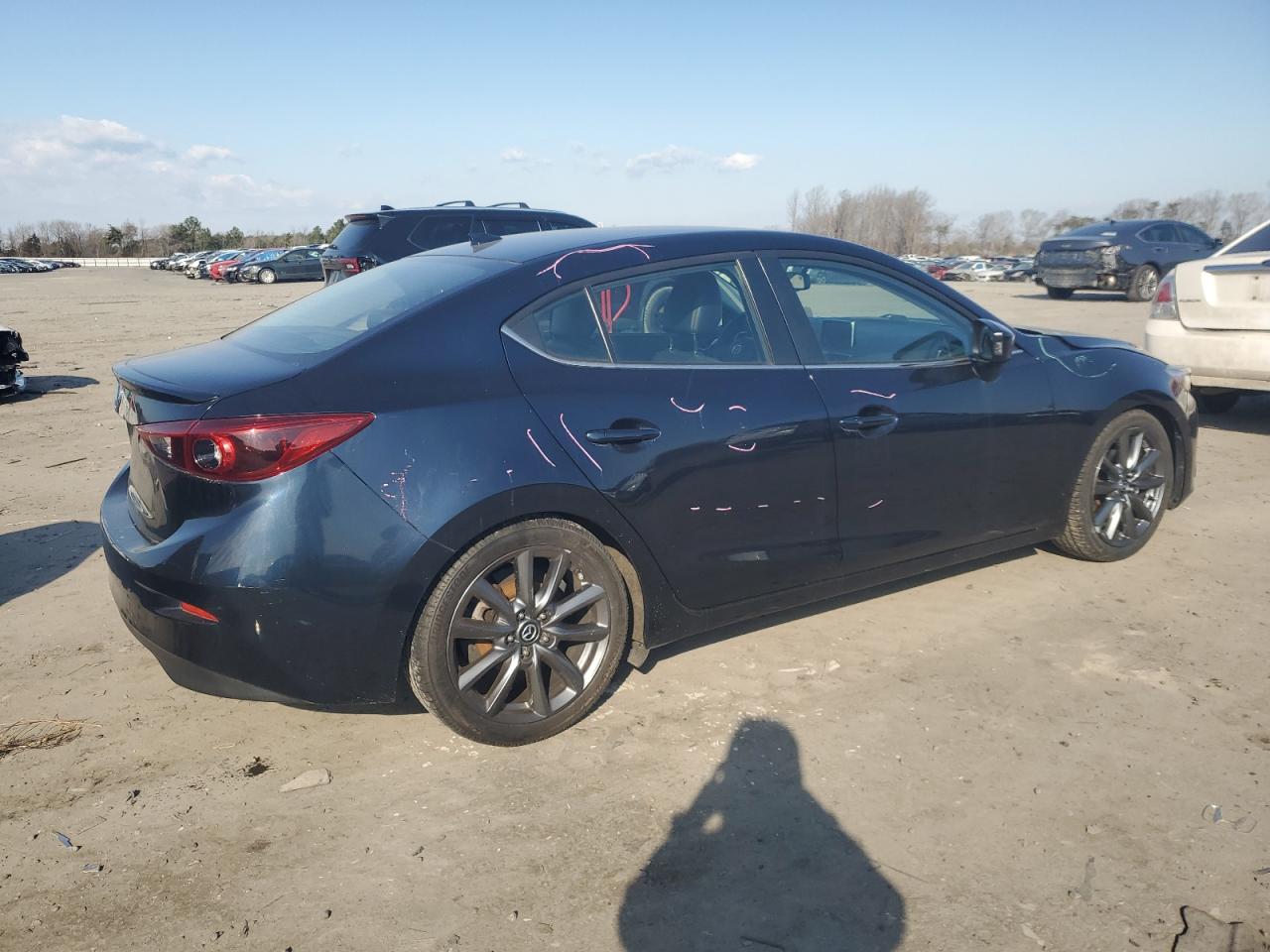 2014 Mazda 3 VIN JM1BM1V35E1154890 Copart auction photo, front end / side damage thumbnail 3