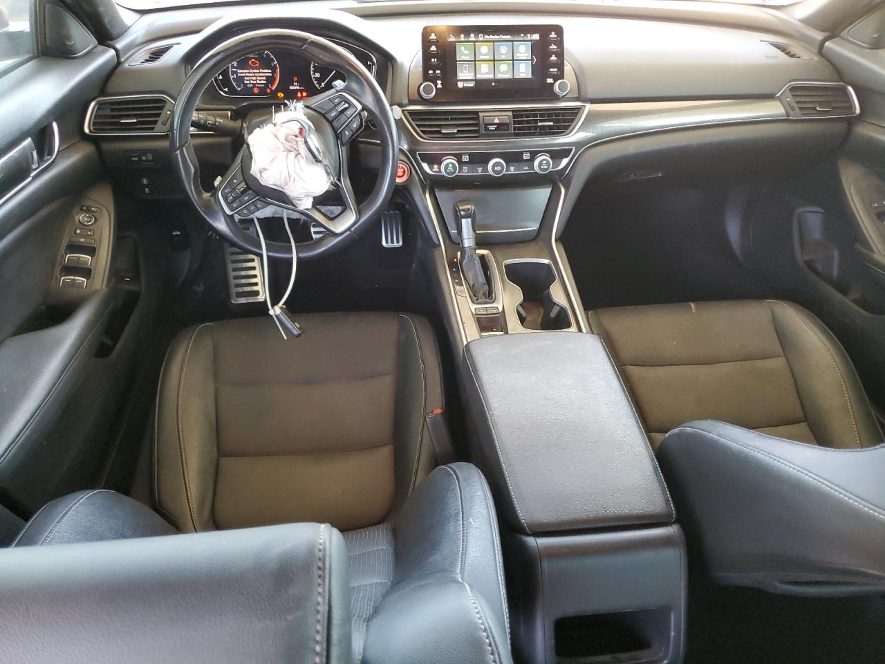 2019 Honda Accord VIN 1HGCV1F38KA118155 Copart auction photo, front end / hail damage thumbnail 8