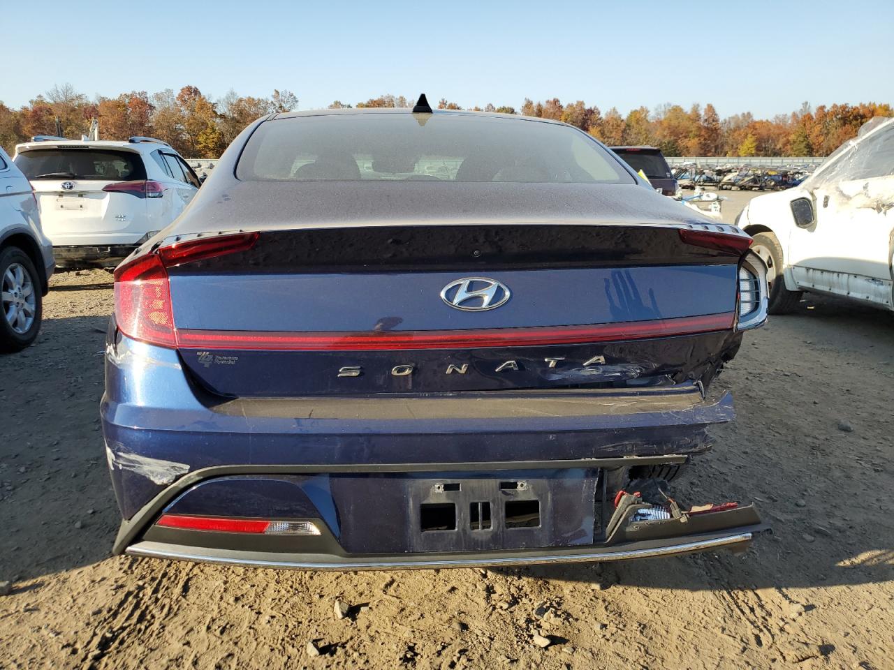 2021 Hyundai Sonata VIN 5NPEG4JA6MH110057 Copart auction photo, rear end / front end damage thumbnail 6