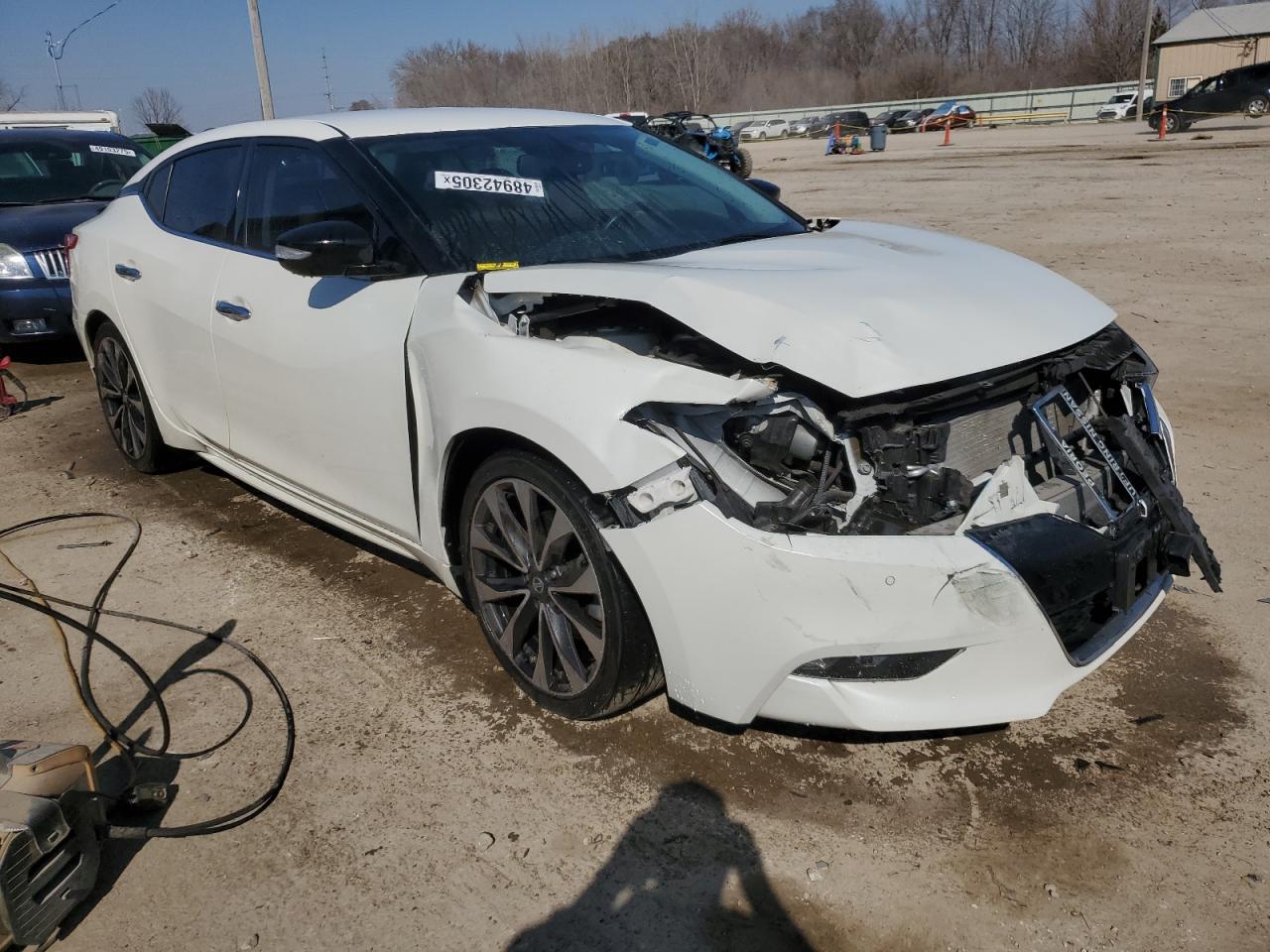2016 Nissan Maxima VIN 1N4AA6AP3GC400648 Copart auction photo, front end / minor dent/scratches damage thumbnail 4