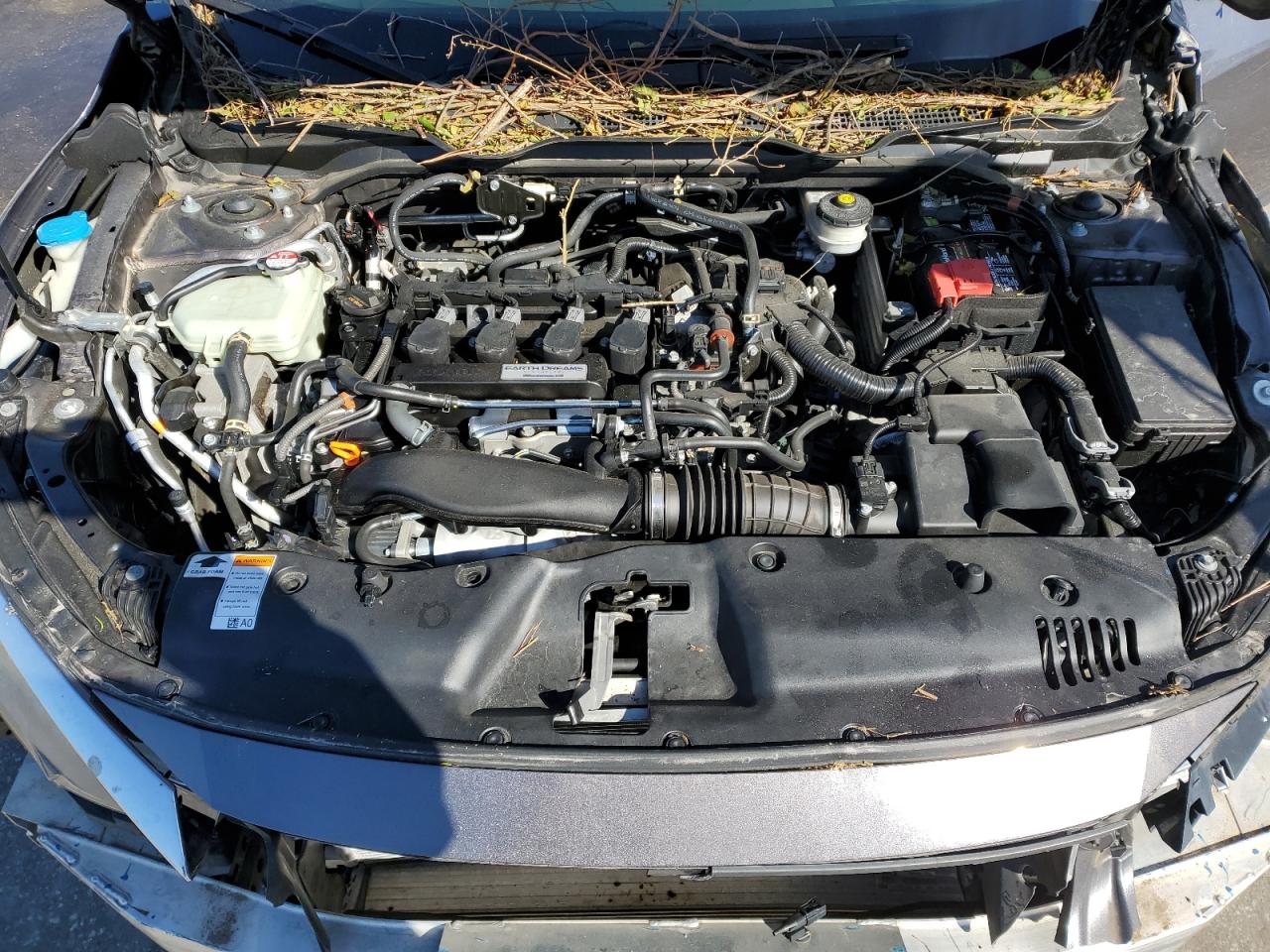 2017 Honda Civic VIN 19XFC1F3XHE024656 Copart auction photo, front end damage thumbnail 13