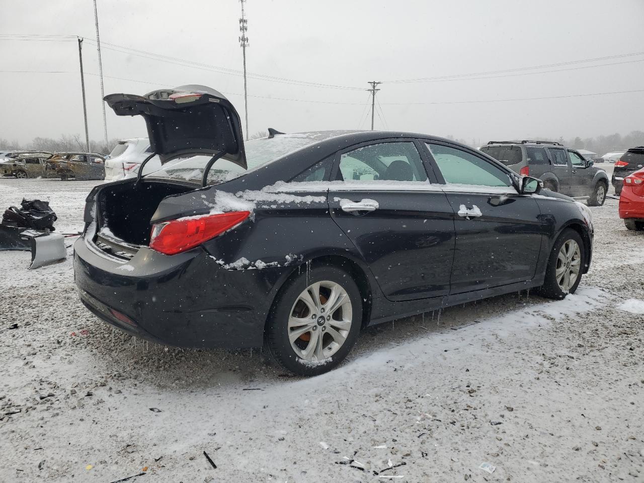 2011 Hyundai Sonata VIN 5NPEC4AC3BH139901 Copart auction photo, rear end damage thumbnail 3