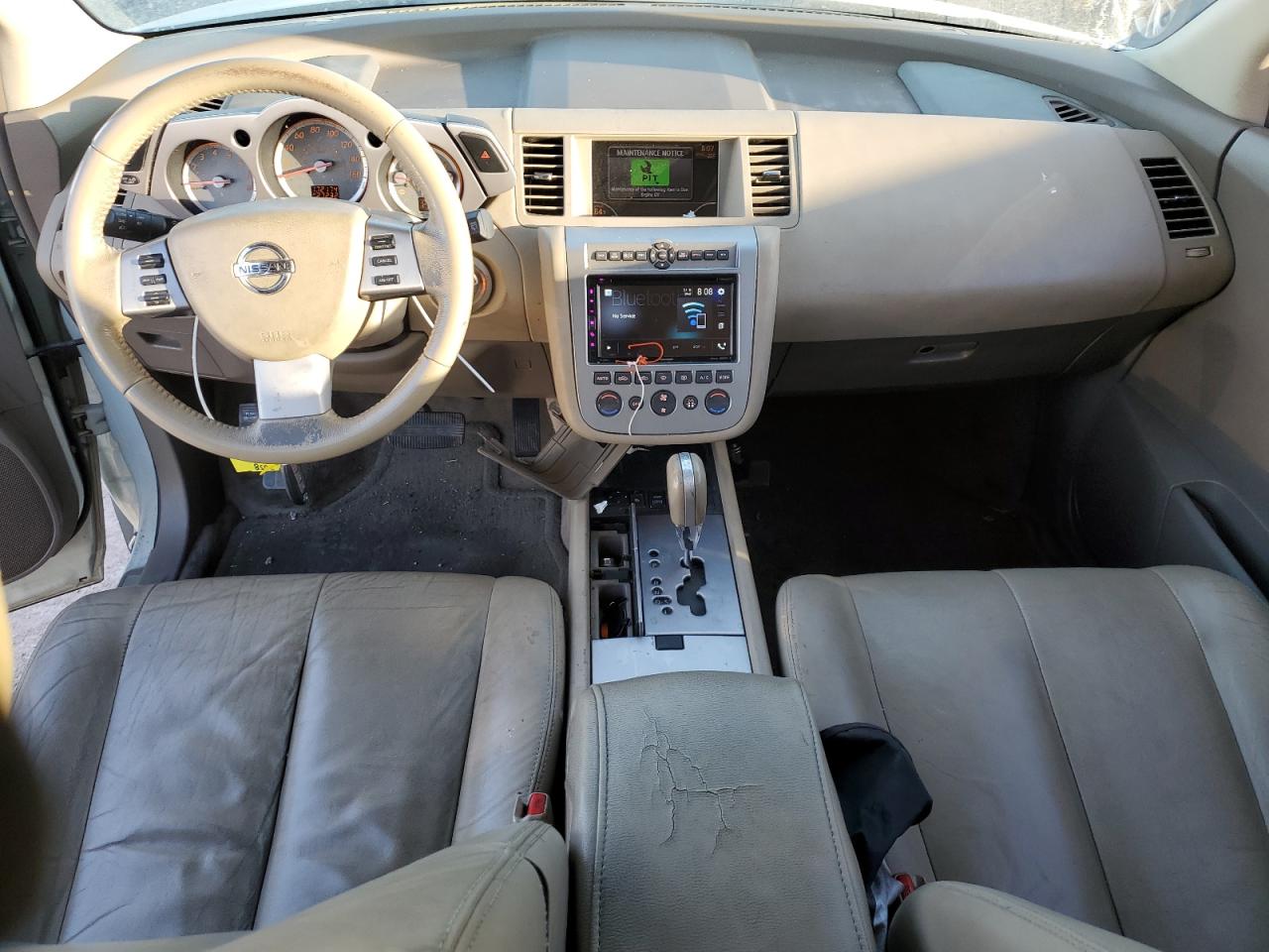 2006 Nissan Murano VIN JN8AZ08W76W516269 Copart auction photo, all over / front end damage thumbnail 8