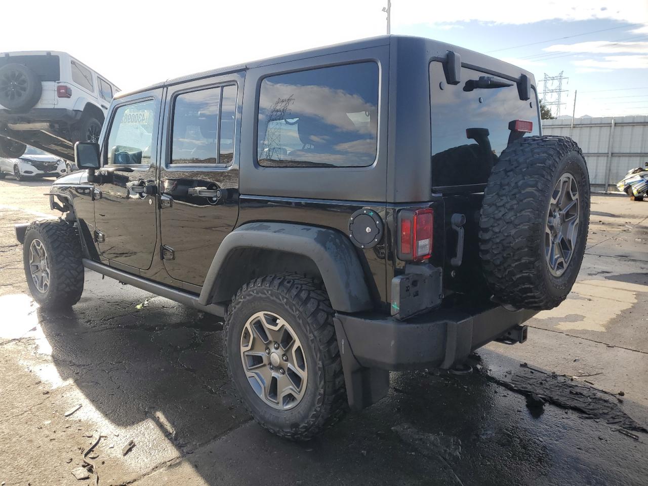 2014 Jeep Wrangler VIN 1C4BJWFG8EL166821 Copart auction photo, front end damage thumbnail 2