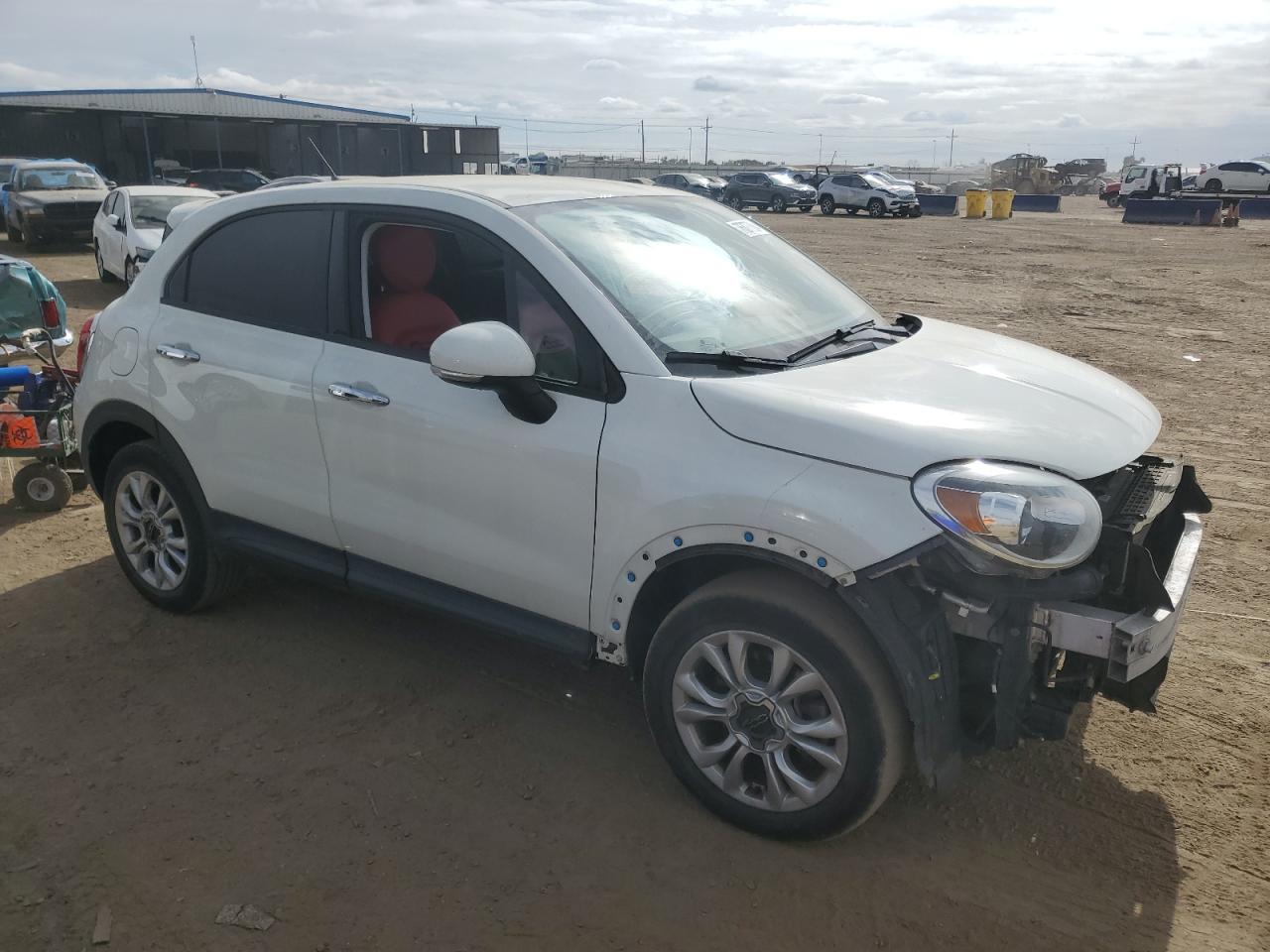 2016 Fiat 500 VIN ZFBCFYBT1GP495864 Copart auction photo, front end damage thumbnail 4